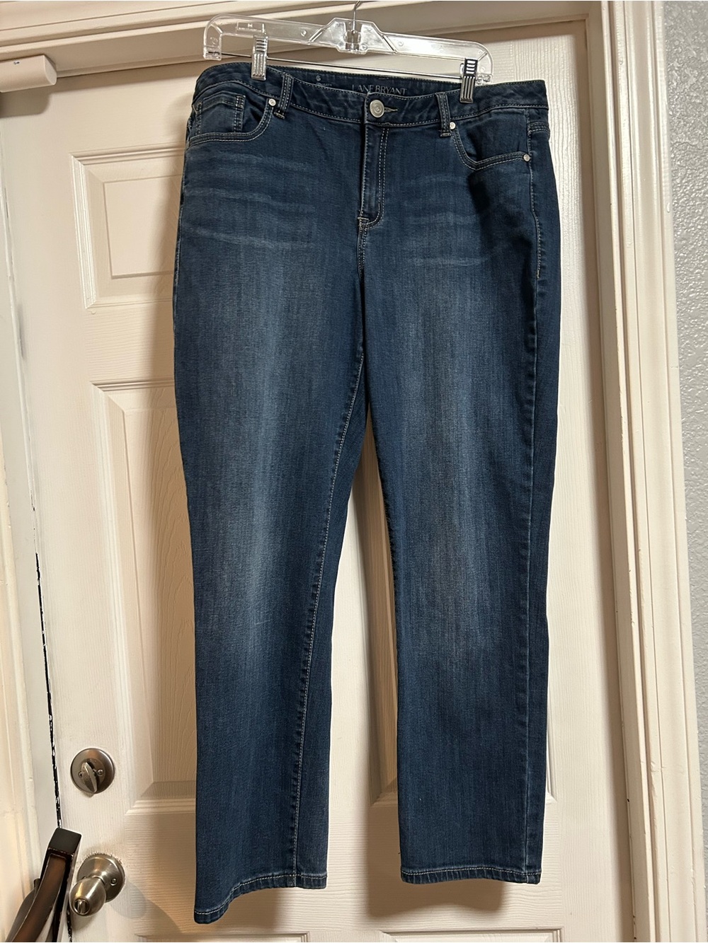 Lane Bryant Dark Blue Women's Straight-Leg Jeans